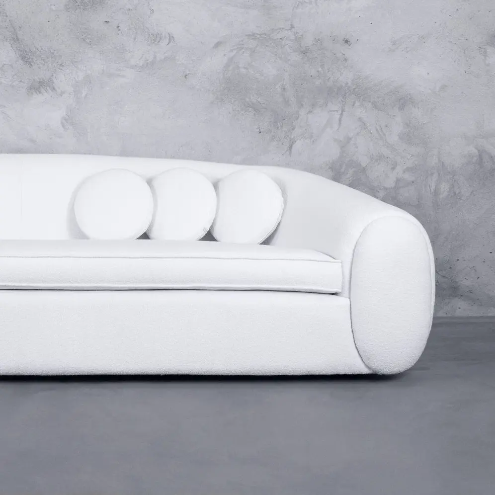 white modern sofa